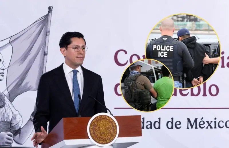 México reporta 14 mil connacionales detenidos en ICE y CBP mientras rechaza acuerdo de “tercer país seguro” con Estados Unidos