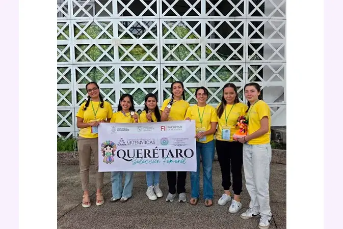 Docente UAQ lidera a campeonas de matemáticas, en Olimpiada Nacional