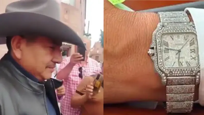 “No es delito tener un reloj caro”, así respondió diputado del PT en San Luis Potosi luego que fuese captado con un reloj de lujo entre 200 a casi 400 mil pesos