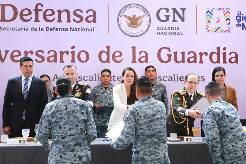 Tere Jiménez fortalece su alianza con la Guardia Nacional por la seguridad de Aguascalientes