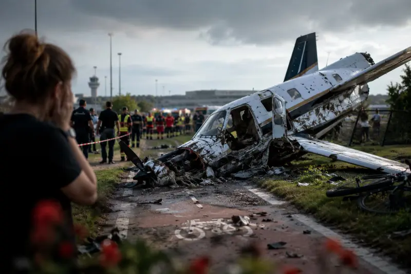 Tragedia en Francia: avioneta de paracaidismo se desploma y deja más de 10 muertos