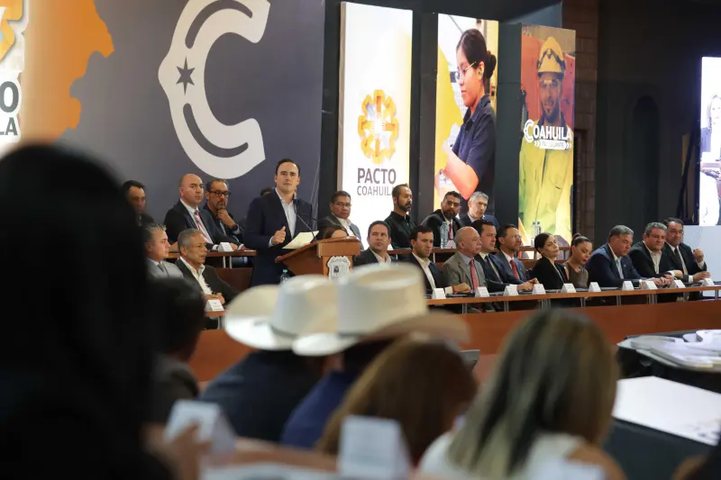 Frente a la incertidumbre internacional, Coahuila ofrece certeza para la inversión: Manolo Jiménez