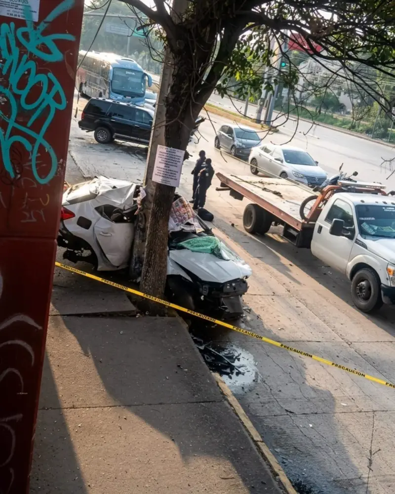 Reporta choque fatal en López Portillo y colapsa la circulación vial