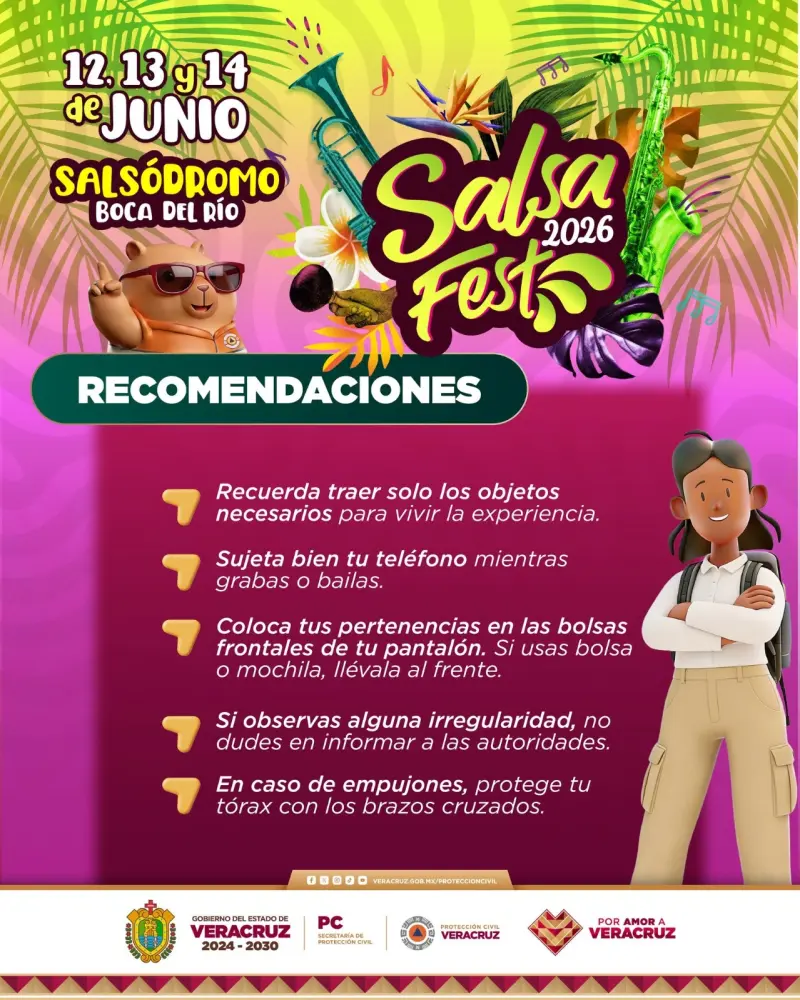 Vive un Salsa Fest seguro y responsable