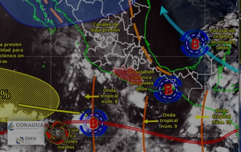 Prevén lluvia ligera y calor extremo en Guerrero este lunes