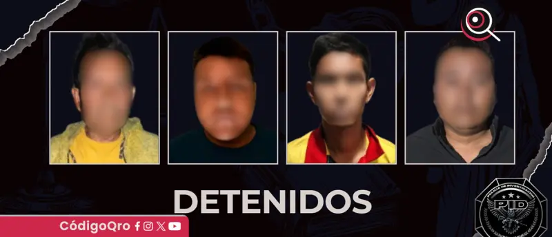 Cateos en El Marqués y Amealco dejan 4 hombres detenidos
