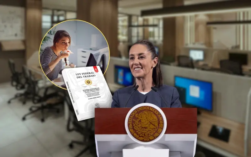 Ley Federal del Trabajo confirmó el descanso obligatorio de 30 minutos mínimos de comida y advirtió que si el trabajador no puede salir de la oficina ese tiempo debe pagarse como jornada laboral