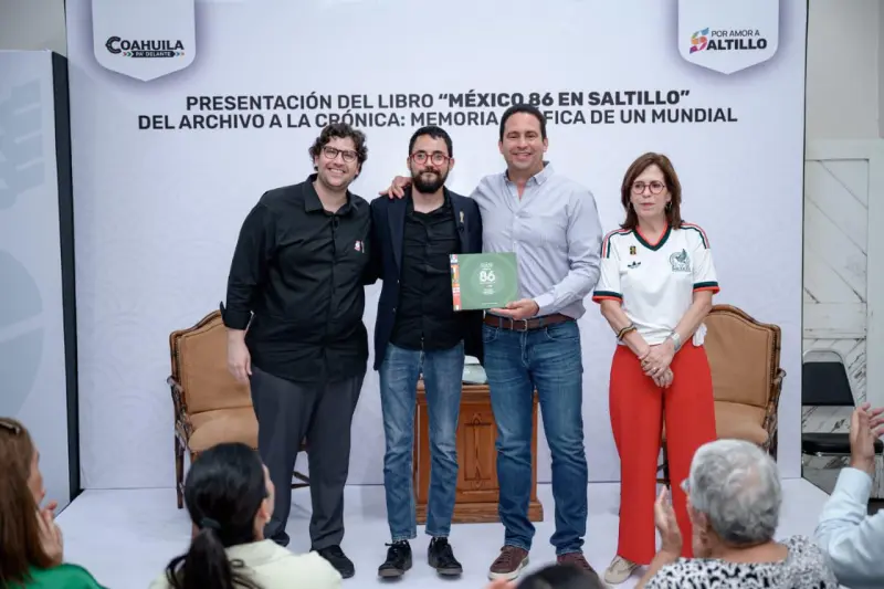 Saltillo revive Mundial de 1986 con libro de memoria gráfica en el FINA 2026