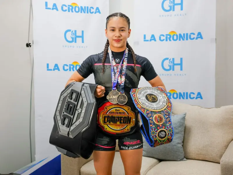 Clasificó al Mundial de Sambo en Grecia, ahora la peleadora cachanilla Ginger Molinares busca apoyo para representar a México