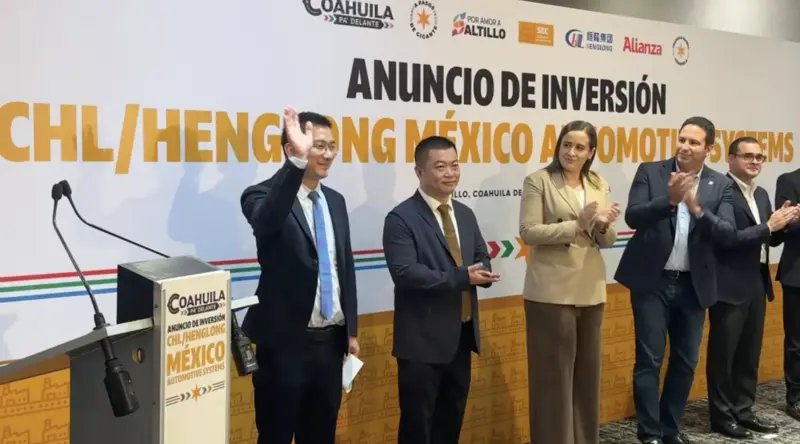 Anuncian inversión automotriz de CHL/Henglong en Saltillo