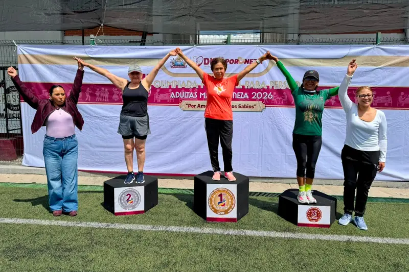 Impulsa DIFEM primeras Olimpiadas del Adulto Mayor 2026 en Neza
