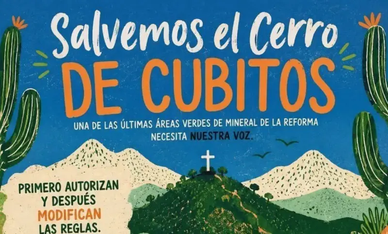 Vecinos convocan a defender zona ecológica del Cerro de Cubitos en Pachuca