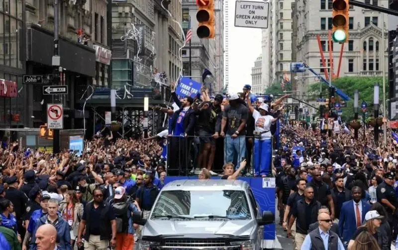 Nueva York celebra a los Knicks, campeones de la NBA