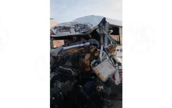 Recupera el conocimiento rutero lesionado en aparatoso choque