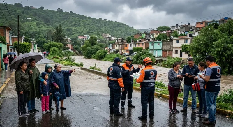 Lluvias seguirán en Puebla durante julio; llaman prevenir riegos