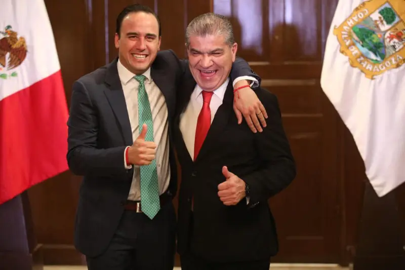 Respalda Manolo Jiménez a Miguel Riquelme para alcaldía de Torreón