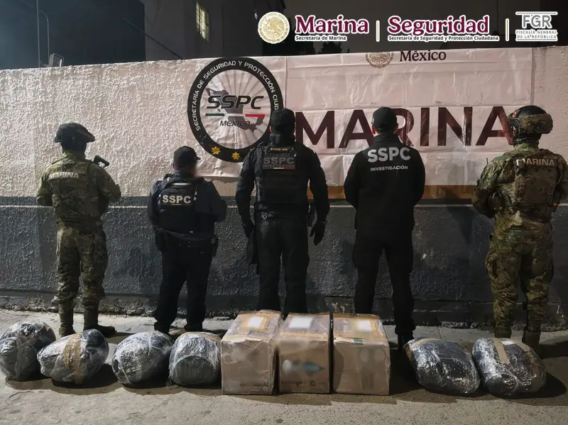 Aseguran 150 kilos de metanfetamina en Baja California