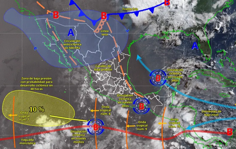 Vuelven las lluvias a Quintana Roo, pero el calor no da tregua