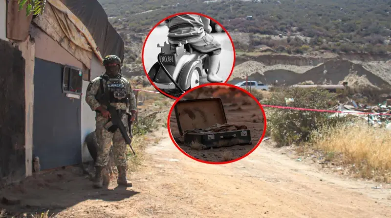 Hallan cuerpo calcinado de un niño dentro de una maleta en Tecate