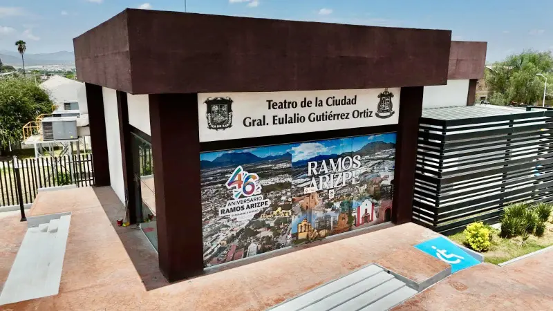 Teatro ‘Eulalio Gutiérrez Ortiz’, escenario que impulsa la vida cultural de Ramos Arizpe