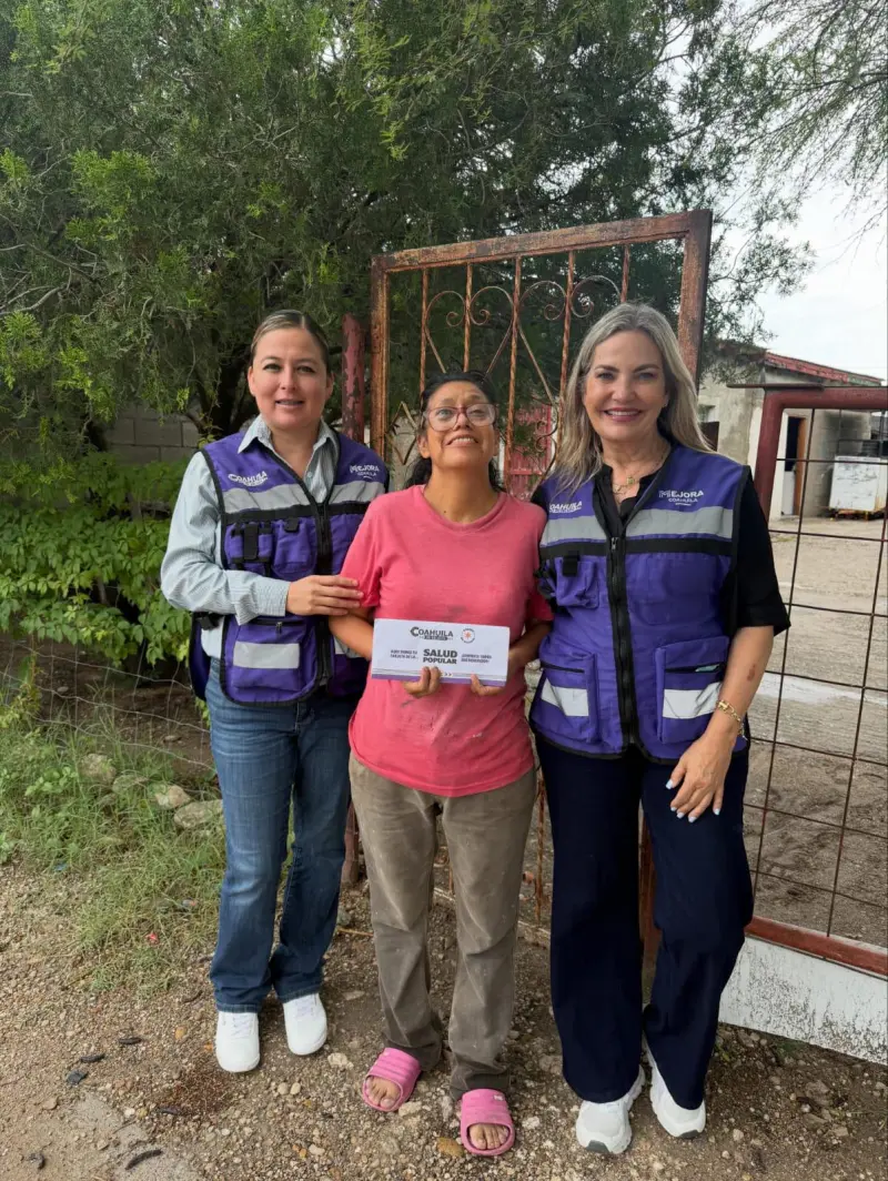 Impulsan cobertura de la “Tarjeta de la Salud” en Coahuila; avanza entrega en Piedras Negras