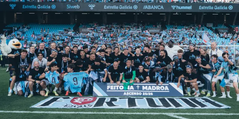 Celta Fortuna hace historia: el ascenso a Segunda confirma el triunfo del modelo de cantera de Balaídos