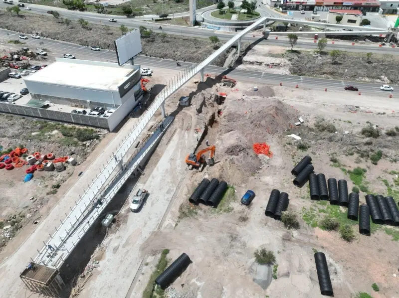 Avanza puente peatonal en Pie de la Cuesta; reporta CEI más del 70 % de construcción