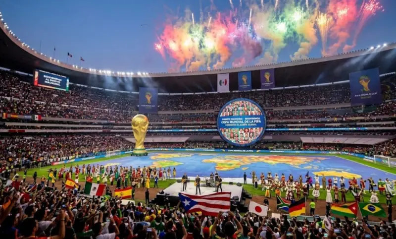 Electriza show musical apertura del Mundial en el Estadio CDMX