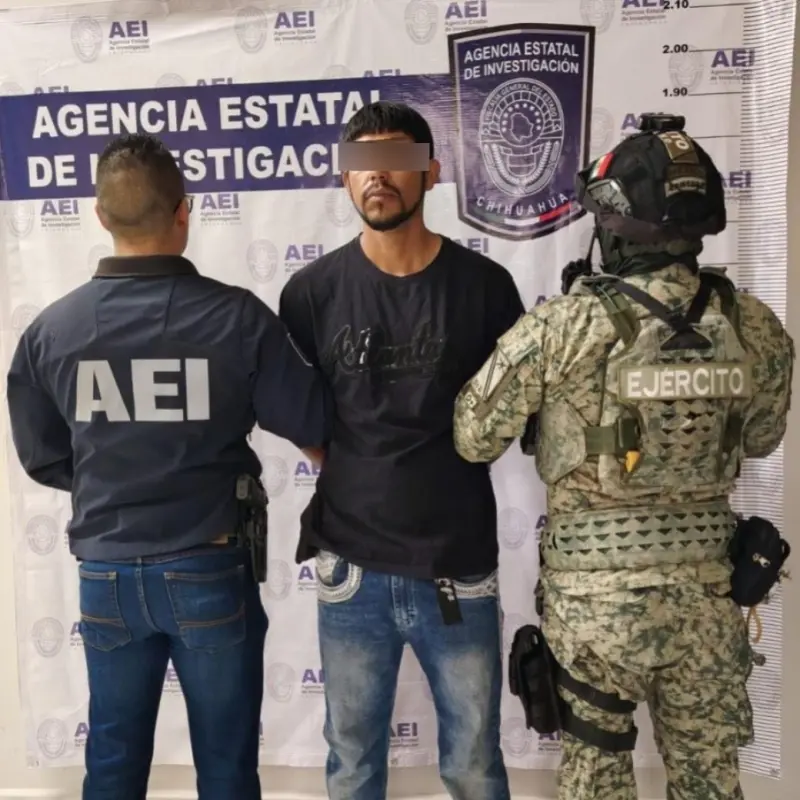 Detiene AEI Noroeste en flagrancia a hombre con mariguana y cristal