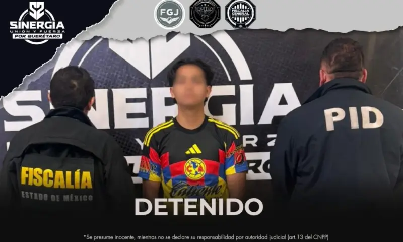 FGE cumplimenta orden de aprehensión en Querétaro por robo de vehículo cometido en el Estado de México