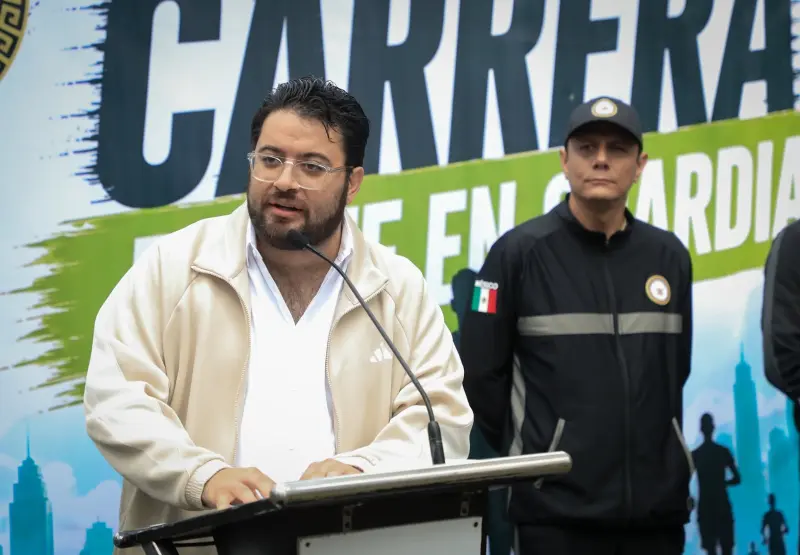 Conmemora Naucalpan 7 años de la GN con carrera deportiva