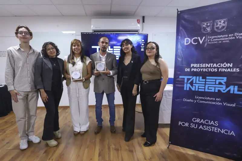 Estudiantes de Diseño y Comunicación Visual UAQ cierran proyectos y muestran su talento en la materia