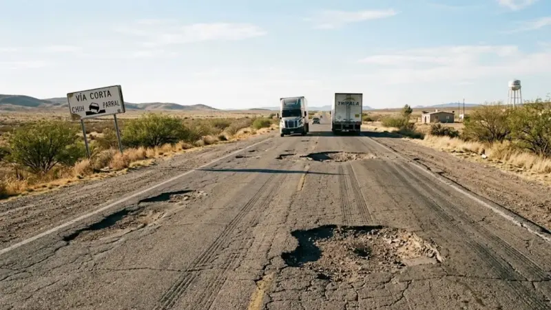 Más de 4 mil 600 firmas llevaron a la SCJN la exigencia de reparar una carretera clave para la movilidad entre Parral y Chihuahua