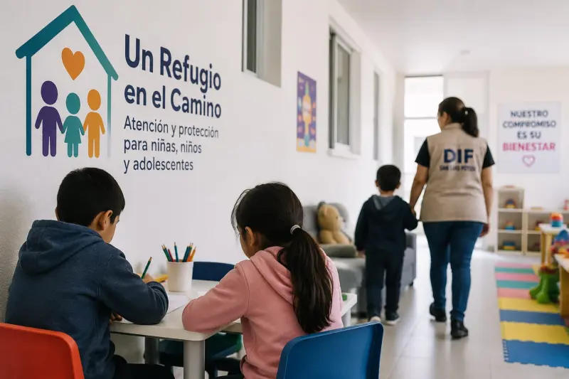 Destina Federación 2.6 mdp para refugio de menores migrantes en SLP