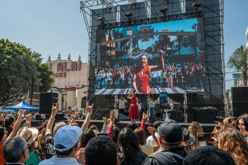 Tijuana respalda informe de Sheinbaum con más de 27 mil asistentes encabezados por Marina del Pilar