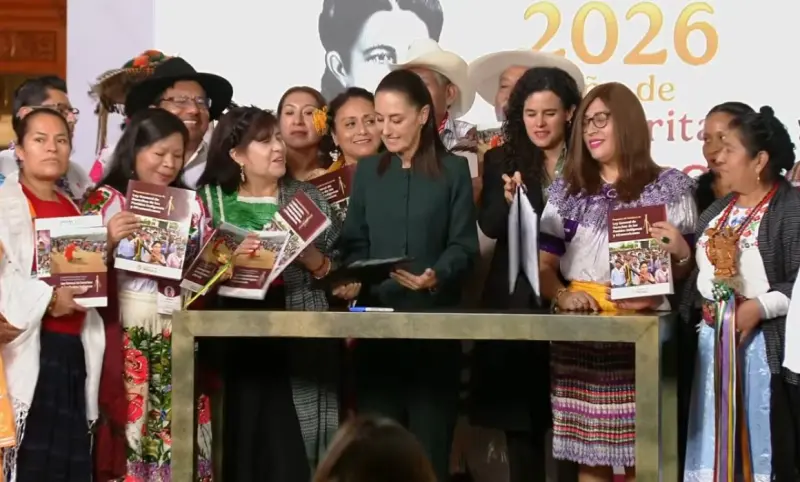 Lanza Sheinbaum consulta a pueblos originarios para nueva Ley