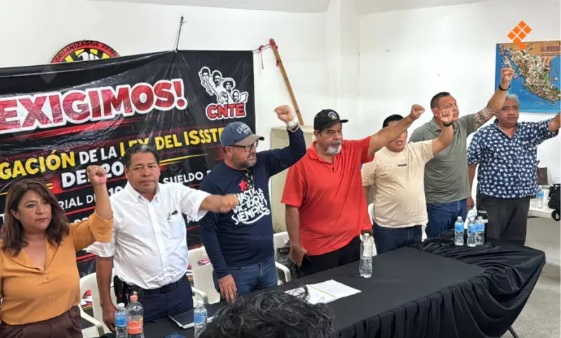 Condena CETEG colocación de vallas en plantón de la CNTE en CDMX