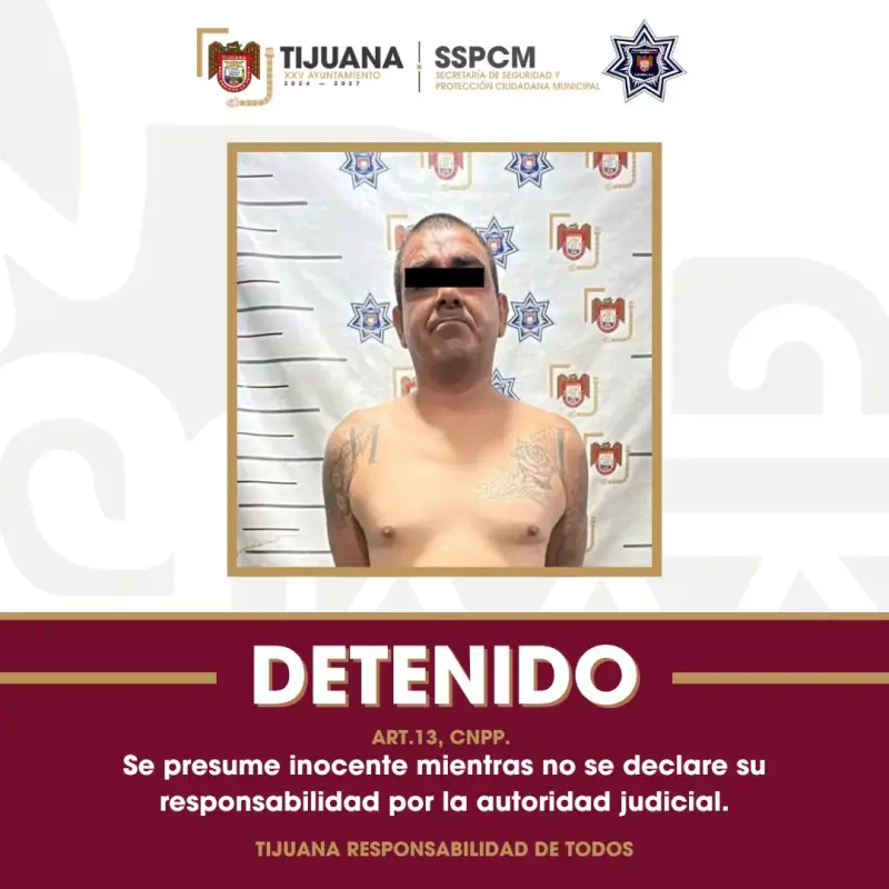 Detienen a hombre acusado de golpear y agredir verbalmente a su pareja en la Mariano Matamoros