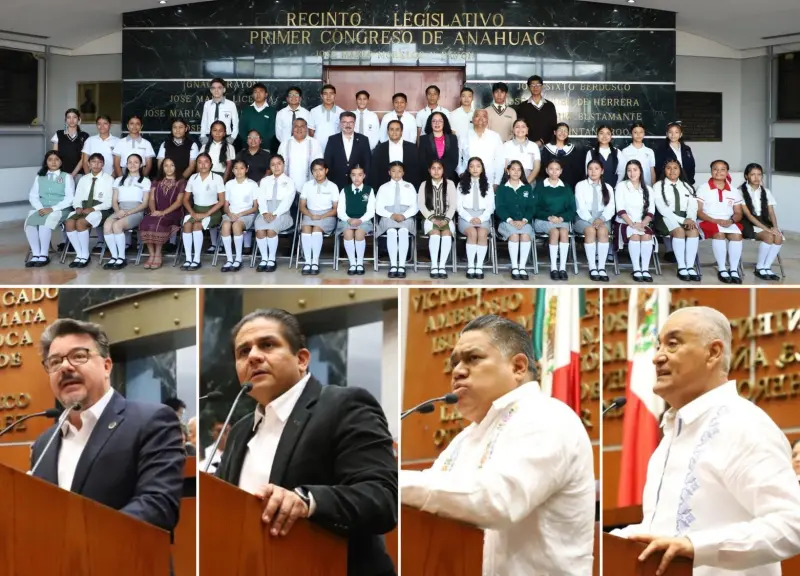 Promueven cultura de la legalidad con parlamento estudiantil