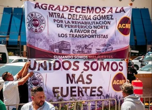 Reconoce ACME respaldo al transporte del Edomex tras nuevos acuerdos