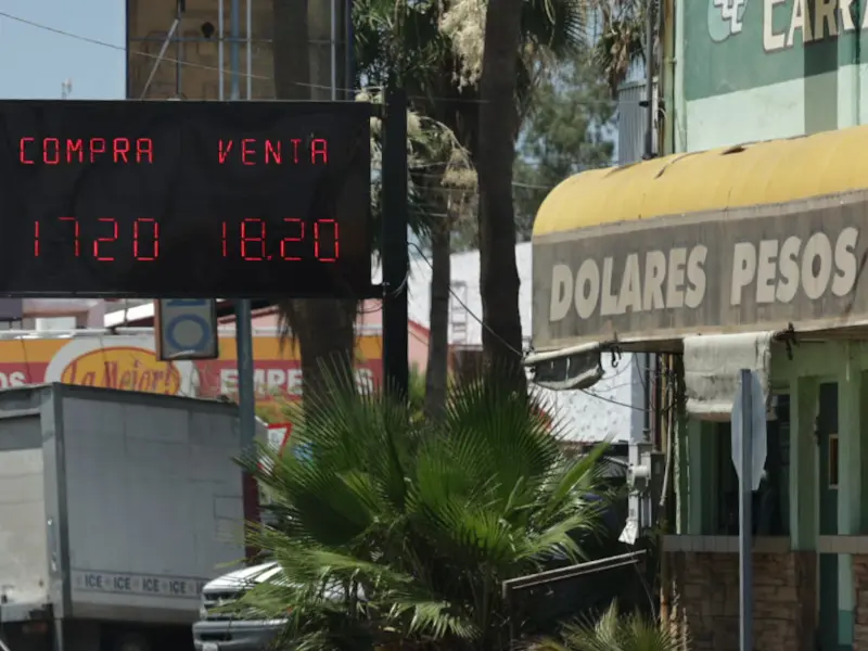 El valor del dólar se encuentra en 17.10 pesos a la venta en casas de cambio locales de Mexicali