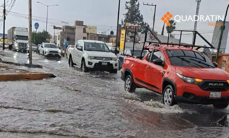 Reportan inundaciones, caída de árboles y apagones en el Valle del Mezquital