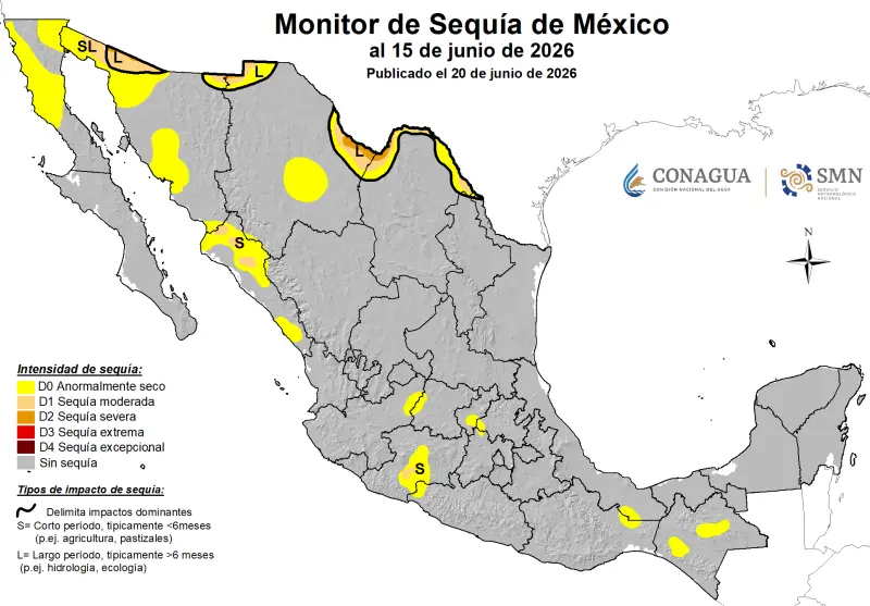 Sequía da tregua a Coahuila; desaparece en 90% del estado