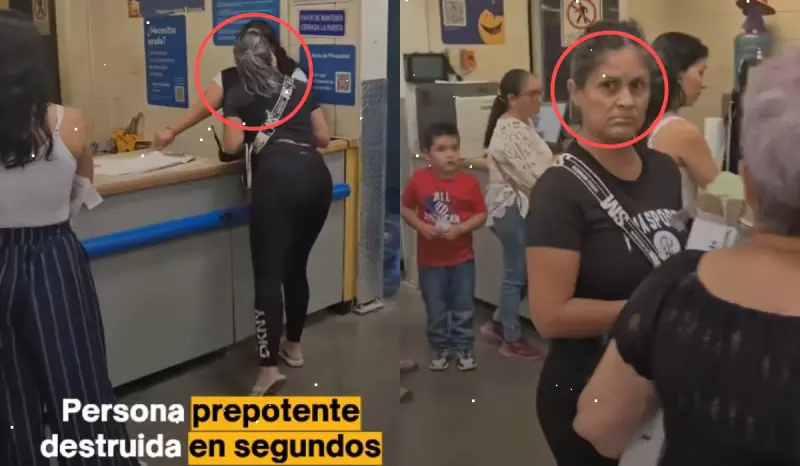 “Parece loquita” Joven graba a una señora que gritaba fuertemente en Walmart y la pone en evidencia con una simple frase