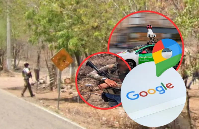 Vehículo de Google Street View fue detenido por hombres armados en una carretera rural de Culiacán y las imágenes aparecieron después en Google Maps