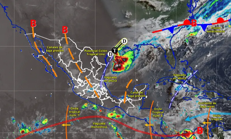 Calor salvaje y lluvia sorpresa se apoderan del día en Quintana Roo