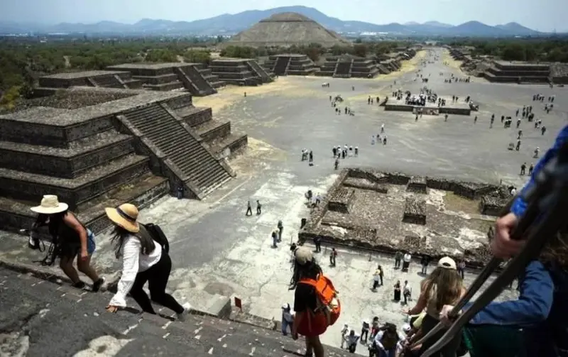 Presume CSP rehabilitación de Teotihuacán tras ataque