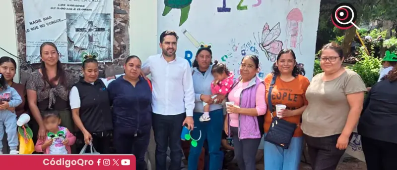 Dorantes visita a mujeres y adultos mayores de comunidades de Querétaro