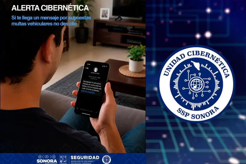 Fraude por SMS en Sonora: alertan por falsas multas vehiculares que roban datos personales