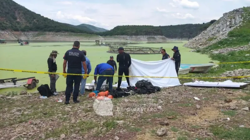 Recuperan el total de víctimas del accidente en la Presa de Zimapán